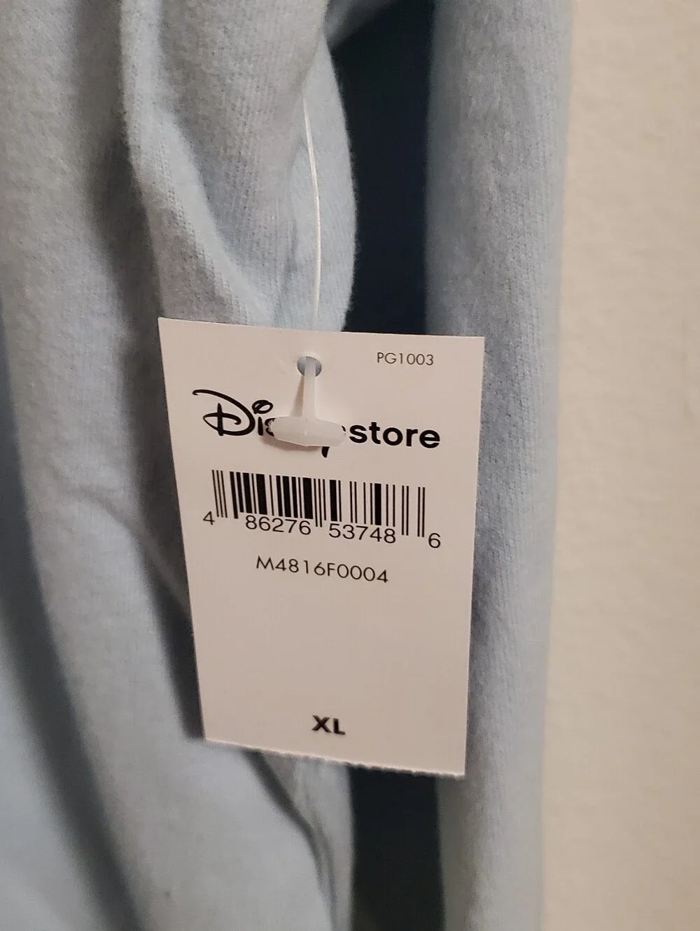Disney Store Light Blue Mickey Mouse Donuts Graphic Nightshirt Size XL - Picture 5 of 6